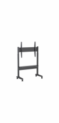 Vision X-Series VFM-F15M - Vozík - motorizovaný - pro plochý panel - 60 kg - ocel, plast, drevotrísková deska - pískovaný cerný - velikost obrazovky: 40"-86"