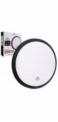 Maclean LED svítidlo, IP65, PIR senzor, MCE525 B 10W, 1000lm, neutrální bílá 4000K