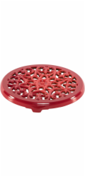 Staub Kulatý trojnožka 23 cm třešňově červená