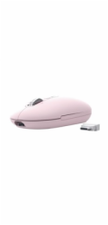 Trust Seron Slim/Kancelářská/Optická/3 200 DPI/USB+BT/Růžová