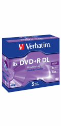 Verbatim DVD+R DL  Double Layer Matt Sil