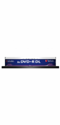 VERBATIM DVD+R(10-Pack)Spindl/MattSlvr/8x/8.5GB