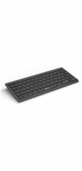 C-TECH Klávesnice KB-120S Dual mode, bezdrátová, BT5.0 + 2,4GHz, USB nano receiver, CZ/SK