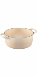 Le Creuset Signature Bräter rund 24 cm Meringue