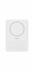 Belkin BoostCharge Slim 5000mAh magnetická powerbanka, 7,5W, bílá, BPD010hqWH