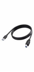 Vision - Kabel USB - USB typ A (M) do USB Type B (M) - USB 3.0 - 2 m - cerná