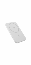 Epico UltraPack Qi2 25W Slim 5000mAh hliníková Mag+ bezdrátová powerbanka EM55 | stříbrná | MagSafe kompatibilní
