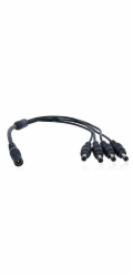 XtendLan Napájecí kabel/splitter 1 na 4, jack 2,1mm, průměr kabelu 1,5mm/0,3mm