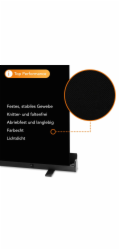 Walimex pro Roll-up Panel  Background 155x200cm black