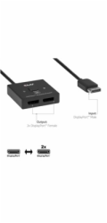 Club3D Switch, DP na 2x DP Oboustranný 2v1, 8K60Hz, 0,5m