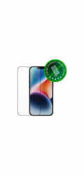 dbramante1928 Eco-shield - Ochrana obrazovky pro mobilní telefon - barva rámu černá - pro Apple iPhone 13, 13 Pro, 14, 16e, 17e