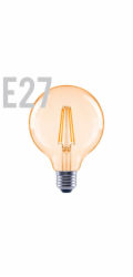 XAVAX Amber, LED E27, 6.5W, 680lm, 2400K
