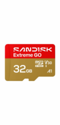 SanDisk Extreme Go - Pametová karta flash - 32 GB - A1 / Video Class V30 / UHS-I U3 - microSDHC UHS-I