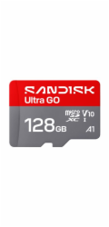 SanDisk Ultra GO - Pametová karta flash - 128 GB - A1 / UHS-I U1 / Class10 - microSDXC UHS-I