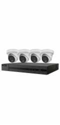 HiLook Powered by HIKVISION/ 4K Smart Hybrid Light KIT Turret 2TB/ 1x NVR-108MH-C/8P/ 4x IPC-T280HA-LUF