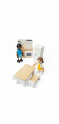 Bigjigs Toys Dřevěný nábytek do domečku pro panenky Kuchyň