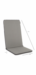 DOMOLETTI Polštář na židli Mona s vysokým zipem H034-06PB