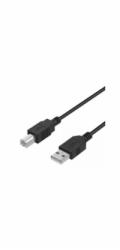 WG Datový kabel USB-A (male) to USB-B (male) / 1,5m / black
