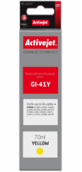 Activejet AC-G41Y Láhev s inkoustem pro tiskárnu Canon, náhrada za Canon GI-41Y 4545C001; Supreme; 70 ml; žlutá