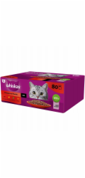 WHISKAS Classic Meals in sauce Poultry, Lamb, Beef, Chicken - mokré krmivo pro kočky - 80x85g