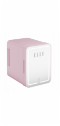 Mini lednička se zrcátkem na líčení LED ELLE 4L fialová