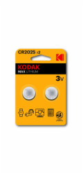 baterie Kodak 3  CR2025  2-pack  blistr/