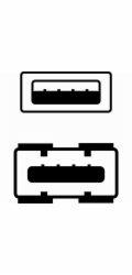 USB prodlužka (2.0)  USB A samec - USB A