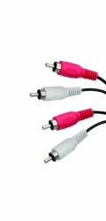 Audio kabel 2x CINCH samec - 2x CINCH sa