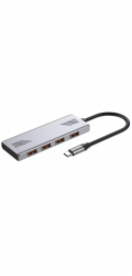Gembird UHB-CM-U310-A4-01, 4portový rozbočovač USB-A 3.2 (Gen 2) typu C