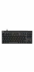 Logitech G PRO X RAPID - Klávesnice - TKL - podsvícení - USB - AZERTY - francouzská - klávesový spínac: Linear - cerná