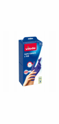 Jednorázové rukavice Vileda Safe Hands, velikost M/L, tmavě modré, 100 kusů