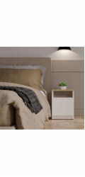 NOČNÍ SKŘÍŇKA GALAX 30/1D BÍLÁ/ARTISAN