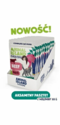 ANIMAL ISLAND Pate Beef - mokré krmivo pro kočky - 12x100g