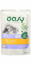 OASY Chunks in gravy Chicken - mokré krmivo pro kočky - 85g