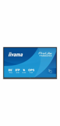 iiyama ProLite TN8605A-B1AG - 86" Trída úhloprícky (85.6" zobrazitelný) displej LCD s LED podsvícením - interaktivní digital signage - s dotyková obrazovka (multi touch) / volitelná funkce PC slotu - 