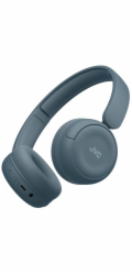 JVC HA-S59W Sluchátka s mikrofonem Kabelový a bezdrátový Přes hlavu Hudba / volný čas Bluetooth Modrá