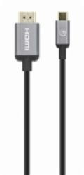 Manhattan kabel USB-C na HDMI, USB-C Male na HDMI Male, 1m, černá