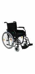 Stalowy wózek inwalidzki RF-1/45/PU/CZA-624/PU