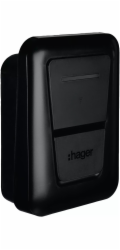 EVCS Nabíjecí stanice Hager witty one 11 kW 3f RFID Bluetooth se zásuvkou T2