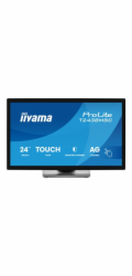 iiyama ProLite T2438MSC-B2 - LED monitor - 24" (23.8" zobrazitelný) - dotykový displej - 1920 x 1080 Full HD (1080p) @ 120 Hz - IPS - 600 cd/m? - 1300:1 - 5 ms - HDMI, DisplayPort - reproduktory - cer