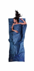 Vložka do spacího pytle Cocoon TravelSheet Silk, kostkovaná hedvábná