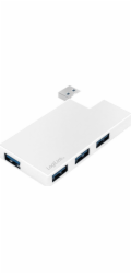 LogiLink Hub 4xUSB 3.0, OTG, stříbrný