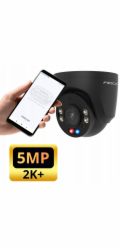 IP kamera pro monitorování Foscam W5EP 5MP POE, černá