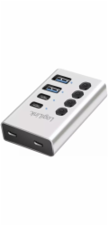 LogiLink 4x USB 3.2 Gen 1 Hub s vypínačem