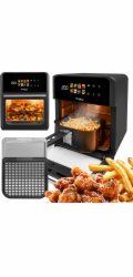 Beztuková fritéza AIR FRYER GreenBlue, výkon 1800 W, objem 10 l, 8 programů, příslušenství, časovač, GB950
