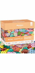 Stavebnice Marioinex Mini Waffle, 400 dílků v pastelových barvách