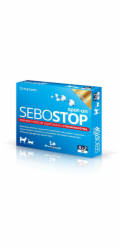 EUROWET Sebostop Spot-on - přípravek proti seboree pro psy a kočky - 5 x 2 ml