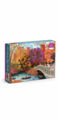 Galison Puzzle Podzim na mostě Bow Bridge Joy Laforme 1000 dílků