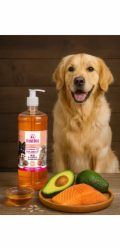 GOLD DOG - lososový olej pro psy a kočky - 1 l