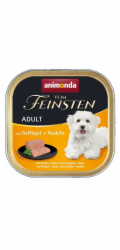 ANIMONDA Vom Feinsten Adult Poultry with pasta - vlhké krmivo pro psy - 150g